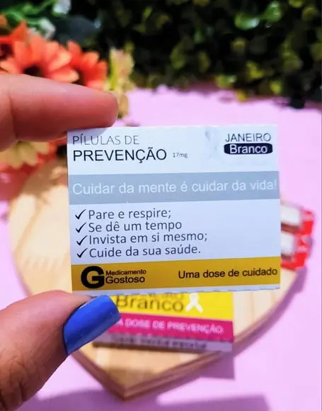 Chiclete- Janeiro Branco