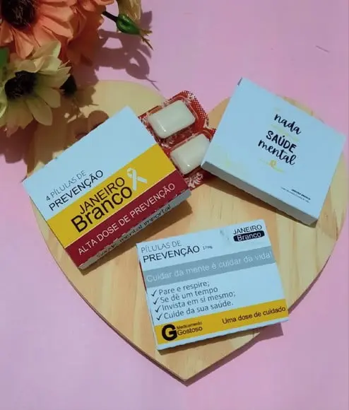 Chiclete- Janeiro Branco