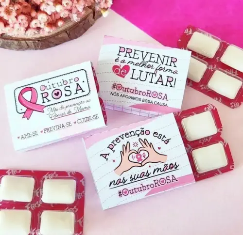 Chiclete- Outubro Rosa