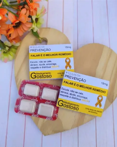 Chiclete- Setembro Amarelo