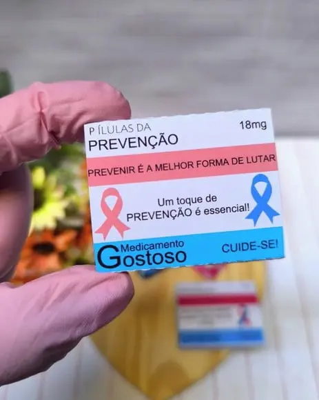 Chiclete- Outubro Rosa e Novembro Azul