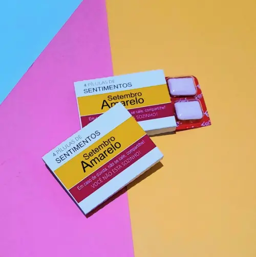 Chiclete- Setembro Amarelo