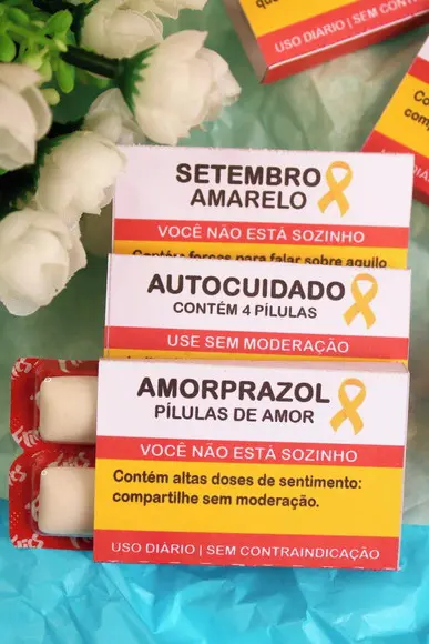 Chiclete- Setembro Amarelo