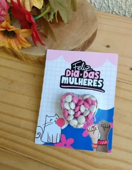 Dia da Mulher- Cartão com Coloreti