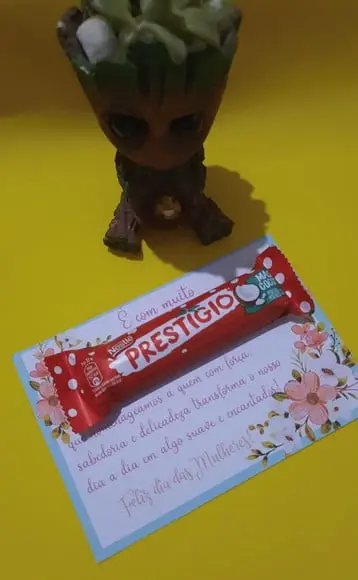 Dia da Mulher- Cartão com Prestígio 33g