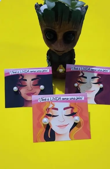 Dia da Mulher- Tag com Brinco