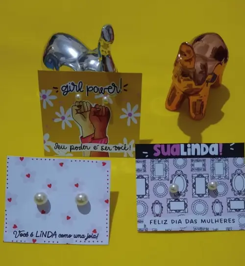 Dia da Mulher- Tag com Brinco