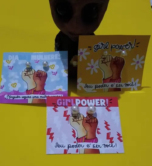 Dia da Mulher- Tag com Brinco