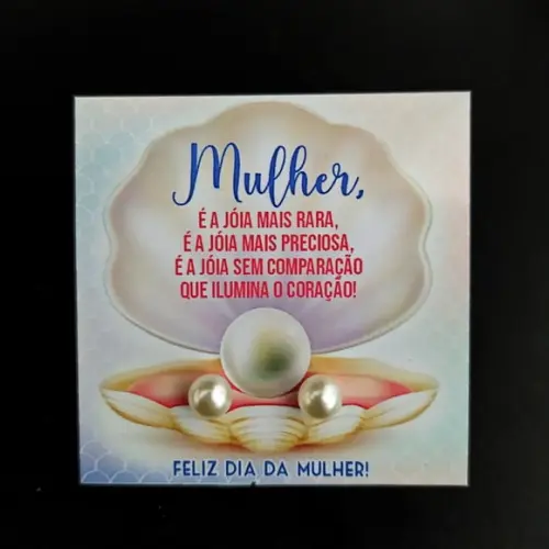 Dia da Mulher- Tag com Brinco