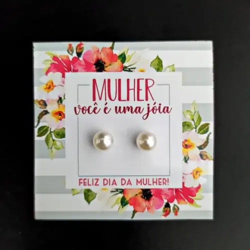 Dia da Mulher- Tag com Brinco