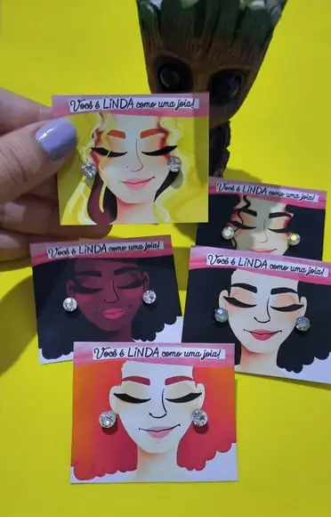 Dia da Mulher- Tag com Brinco