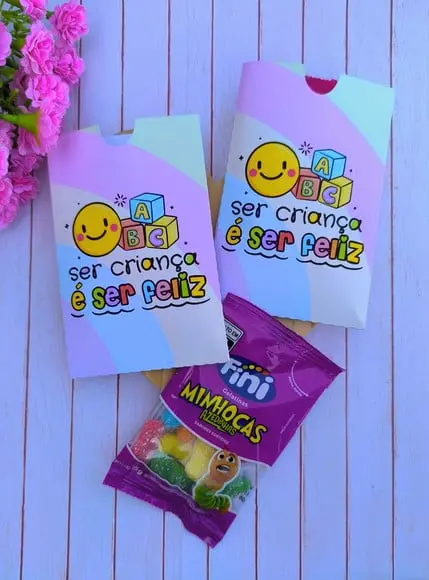 Envelope com Mini Fini- Dia das Crianças