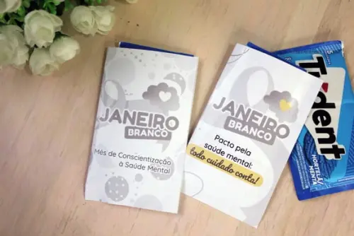 Envelope com Trident- Janeiro Branco