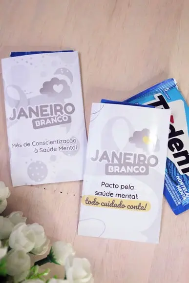 Envelope com Trident- Janeiro Branco