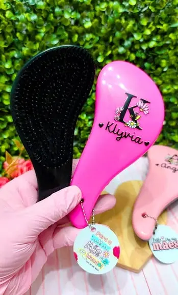Escova Personalizada com Nome- Dia das Mães