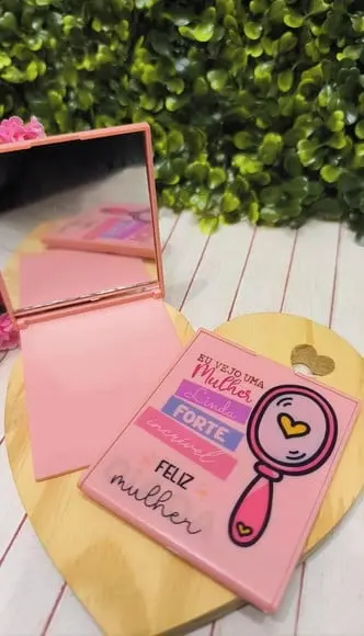 Espelhinho de Bolsa- Dia da Mulher
