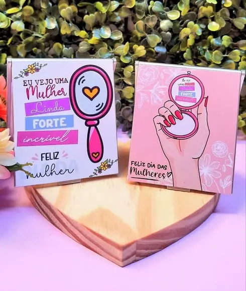 Espelhinho de Bolsa- Dia da Mulher
