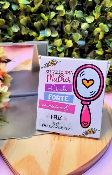 Espelhinho de Bolsa- Dia da Mulher