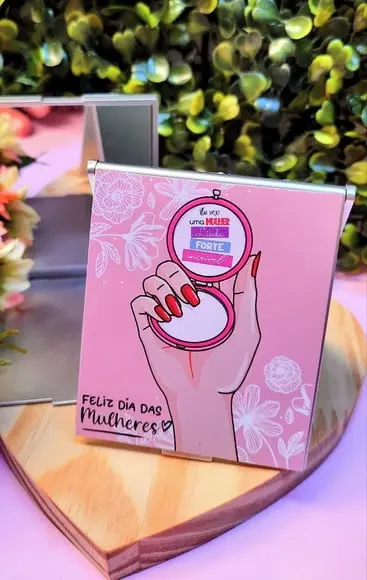 Espelhinho de Bolsa- Dia da Mulher