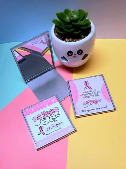 Espelhinho- Outubro Rosa