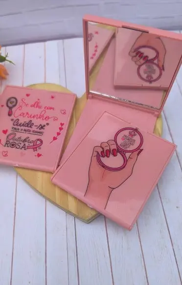 Espelho de Bolsa- Outubro Rosa