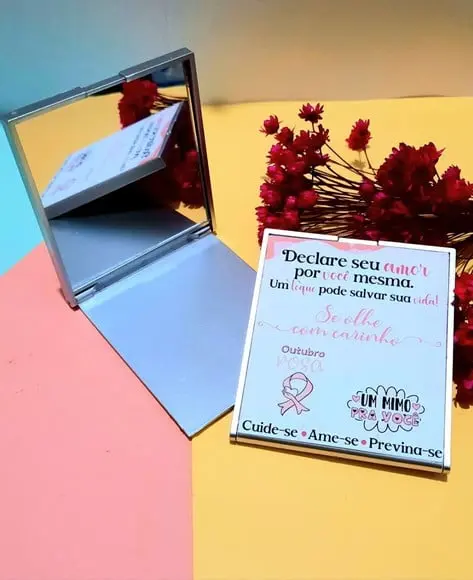 Espelho de Bolsa- Outubro Rosa