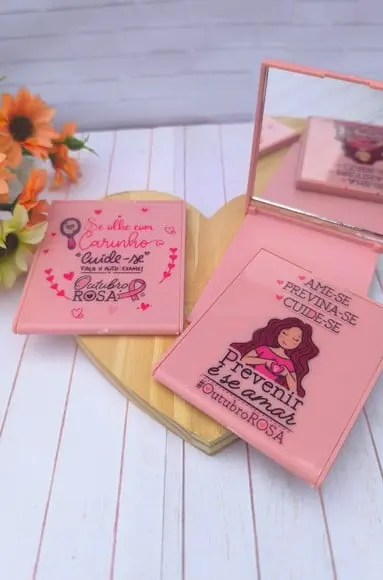 Espelho de Bolsa- Outubro Rosa