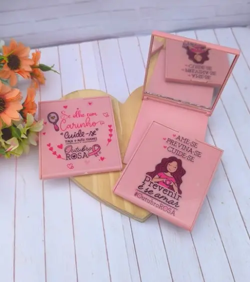 Espelho de Bolsa- Outubro Rosa