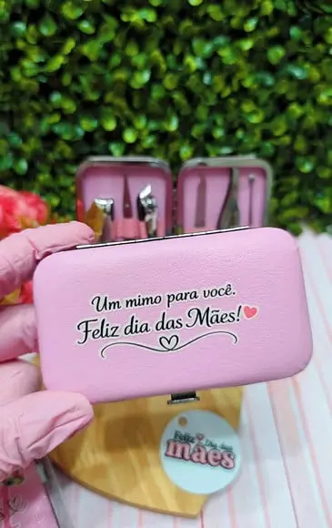 Estojo com Kit Unha- Dia das Mães