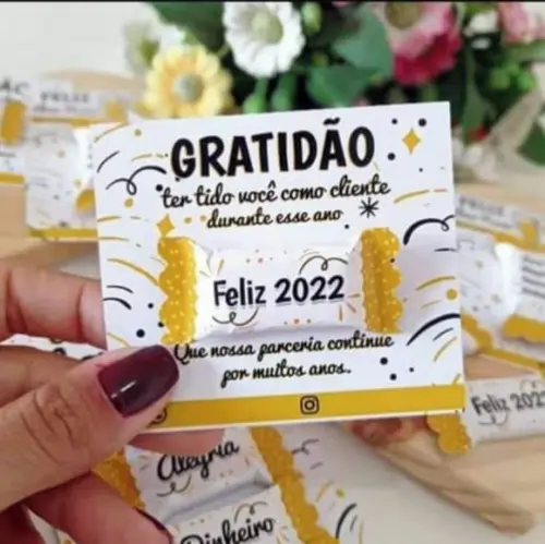 Feliz 2024- Card com 1 Balinha