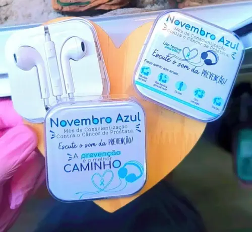 Fone de Ouvido- Novembro Azul