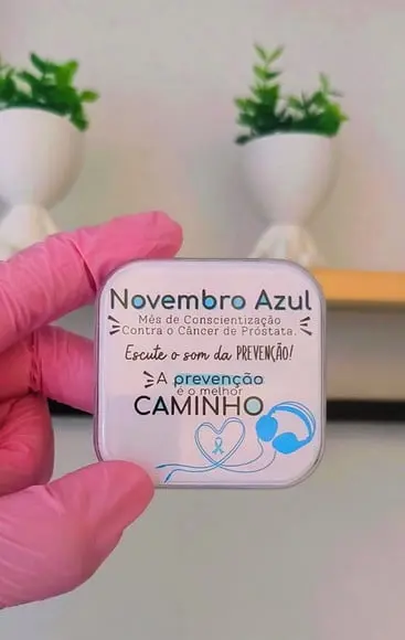 Fone de Ouvido- Novembro Azul