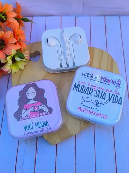 Fone de Ouvido- Outubro Rosa