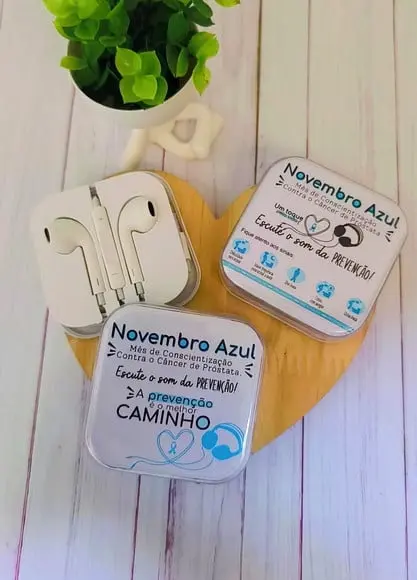 Fone de Ouvido- Novembro Azul