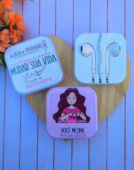 Fone de Ouvido- Outubro Rosa