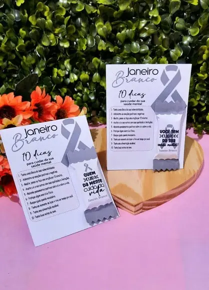 Janeiro Branco- Card com Balinha