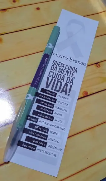 Janeiro Branco- Card com Caneta