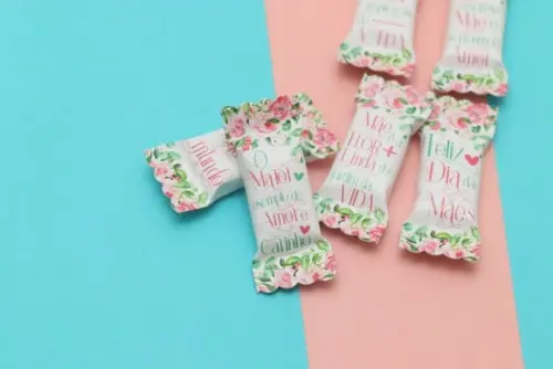 Lapela com 2 Balinhas- Dia das Mães