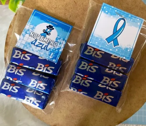 Lapela com 3 Bis- Novembro Azul