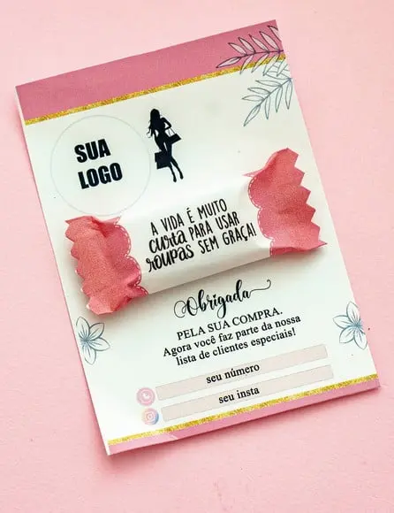 LOJAS- Card com Balinha