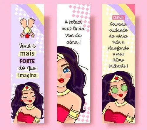 Marca Página- Dia da Mulher