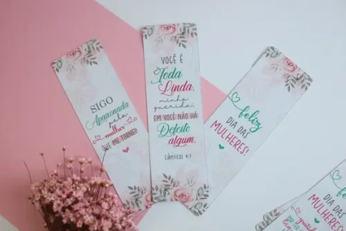 Marca Página- Dia das Mulheres