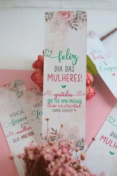 Marca Página- Dia das Mulheres