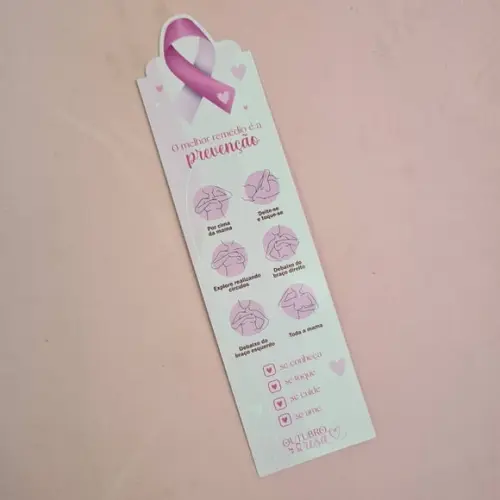 Marca Página- Outubro Rosa