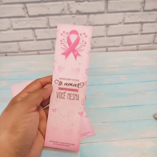 Marca Página- Outubro Rosa
