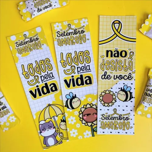Marca Página- Setembro Amarelo -leia a Descrição!
