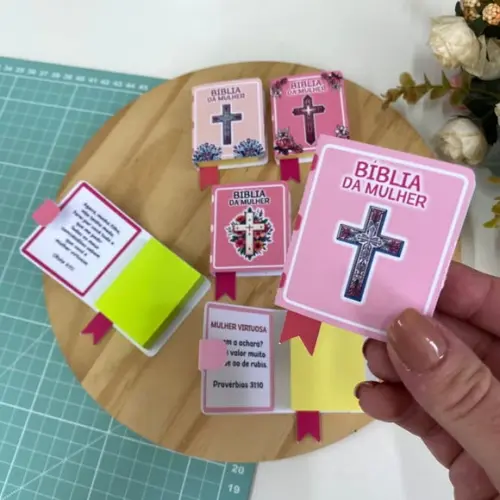 Mini Bloquinho de Anotações- Dia da Mulher