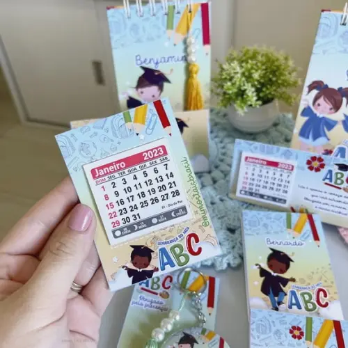 Mini Calendário- Formatura Abc