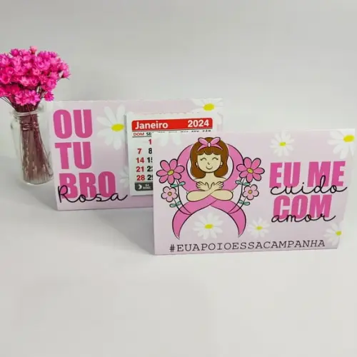 Mini Calendário- Outubro Rosa