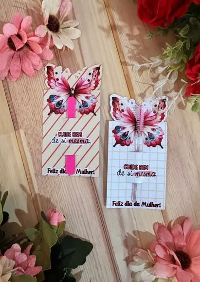 Mini Lixa ou Escovinha- Dia da Mulher